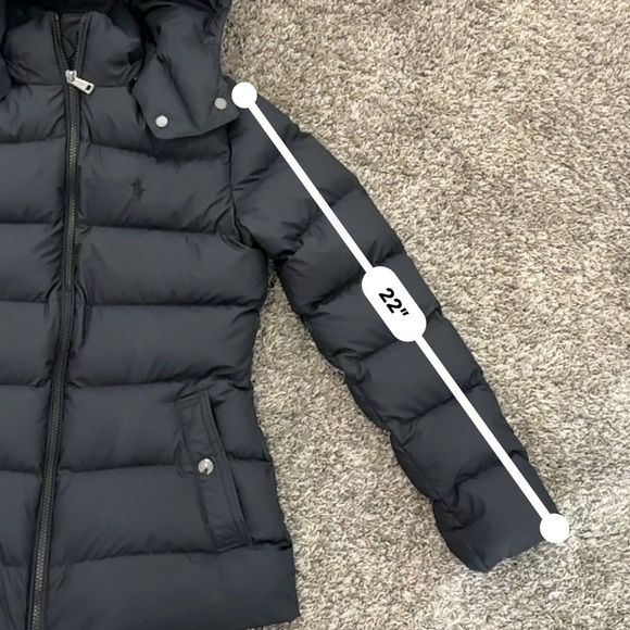 Polo Ralph Lauren Belmont Down-Filled Jacket Black size xs - Picture 8 of 12